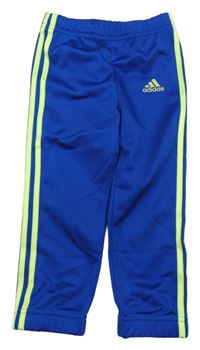 Kobaltově modré sportovní kalhoty Adidas