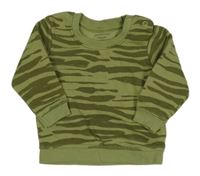 Khaki vzorovaná mikina Primark