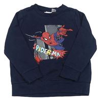 Tmavomodrá mikina so Spider-manem MARVEL