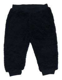 Tmavomodré chlpaté nohavice lupilu