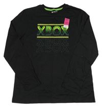Nové - čierne tričko s X-BOX PRIMARK