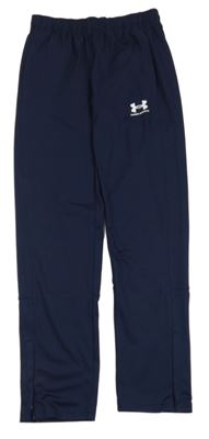 Tmavomodré funkčné športové tepláky s logom UNDER ARMOUR
