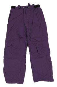 Purpurové šusťákové zimní oteplovačky Surfanic