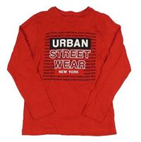 Černé triko s nápisy Primark