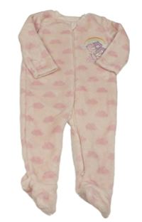 Růžový chlupatý overal s medvědy - Care Bears Nutmeg