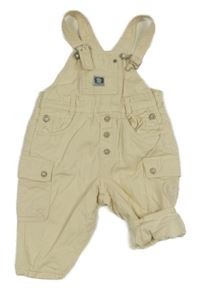 Krémové podšité laclové cargo rifle Mexx