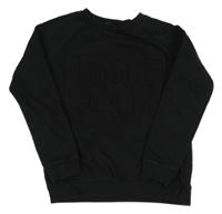 Čierna mikina s 3D nápisom Pep&Co