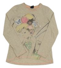 Béžové melírované triko s vílou George