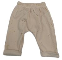 Smotanové tepláky s hviezdičkami Vertbaudet