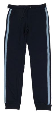 Tmavomodré tepláky s pruhem Page one young