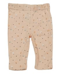 Svetloružové vzorované legíny