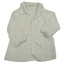 Bílý halenkový cardigan Shein