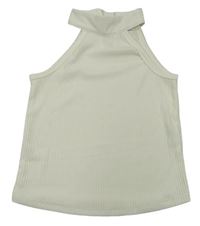Biely rebrovaný crop top zn. PatPat
