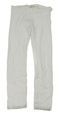 Bílé legíny s krajkou H&M