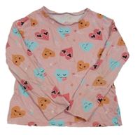 Ružové tričko so srdiečkami George