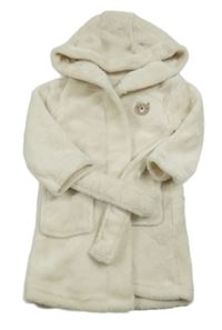 Béžový chlupatý župan s medvídkem Primark