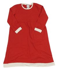 Červeno-biele šaty Lindex