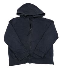 Tmavomodrá prepínaci mikina s kapucňou F&F