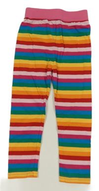 Farebné pruhované legíny