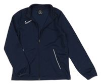 Tmavomodrá propínací sportovní mikina Nike