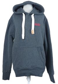 Dámská šedá mikina s kapucí Superdry 