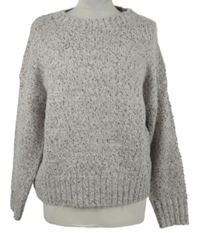 Dámský světlerůžový melírovaný svetr Primark 