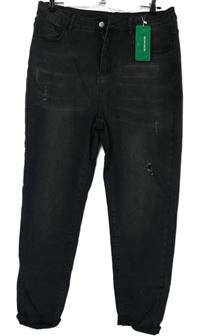 Nové - Dámské černé rifle Shein 