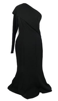 Nové - Dámske čierne dlhé spoločenské šaty Asos