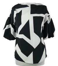 Dámská černo-bílá vzorovaná halenka Dorothy Perkins 