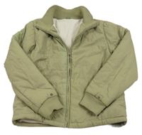 Khaki šusťáková zimní bunda M&S