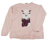 Svetloružový ľahký sveter s lamou LC waikiki