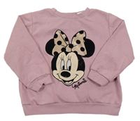 Ružová mikina s Minnie H&M