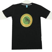 Čierne tričko s hadem Spread Shirt