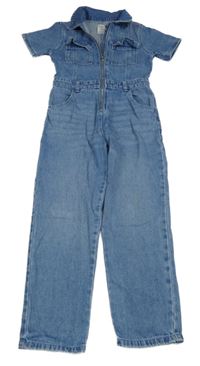 Modrý rifľový overal Denim Co.