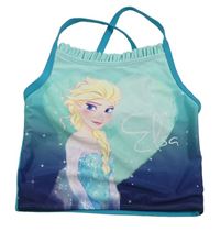 Světle-tmavomodrá plavkový top s Elsou Disney