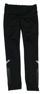 Čierne športové legíny s bodkami F&F