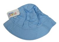 Nové - Světlemodrý plátěný klobouk 