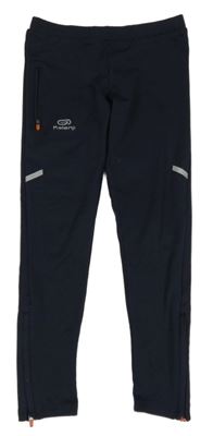 Tmavomodré športové thermo legíny Kalenji