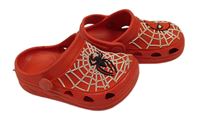 Červené gumové nazouváky so Spider-manem M&S vel. 23