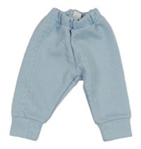 Svetlomodré vzorované tepláky Shein