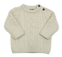 Smetanový vzorovaný svetr Next 