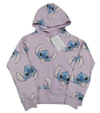 Nové - Lila mikina se Stitchem a kapucí Disney