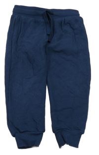 Tmavomodré tepláky H&M