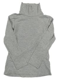 Sivé tričko s rolákom Alive