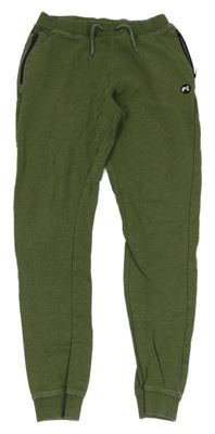 Khaki tepláky s výšivkou Name it