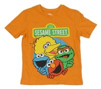 Oranžové tričko Sesame Street