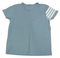 Svetlomodré tričko s prúžkami