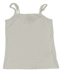 Biely top Bonprix