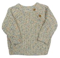 Barevný melírovaný žebrovaný svetr PRIMARK