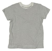 Bielo-čierne pruhované tričko Matalan